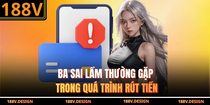 Ba sai lầm thường gặp trong quá trình rút tiền